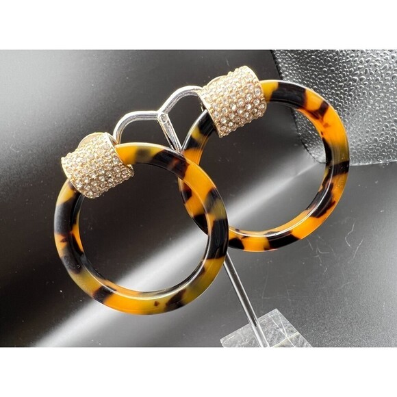 BaubleBar Tortoise and Pavé Hoops - Picture 3 of 3